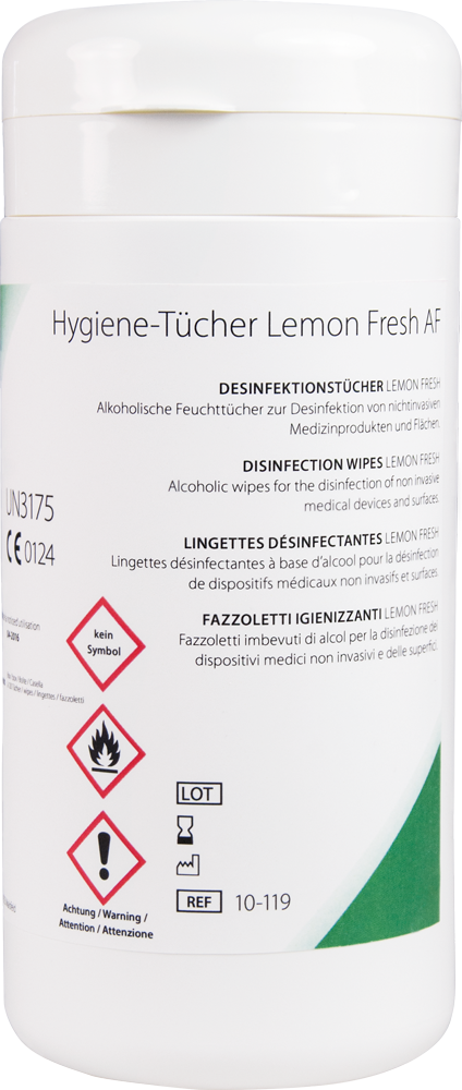 PLIWA® Hygiene-Tücher Lemon Fresh AF